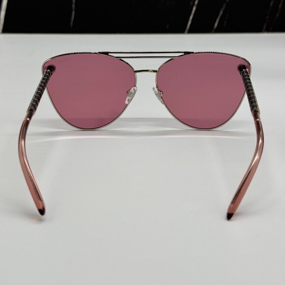 NEW VERSACE VE2267 1000/7V WOMEN SUNGLASSES SILVER/PINK VE2267 10007V EYEWEAR main image 4